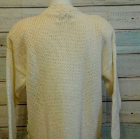Colleens Collectables Knitted By Hand Sweater Sz M - Picture 3 of 4